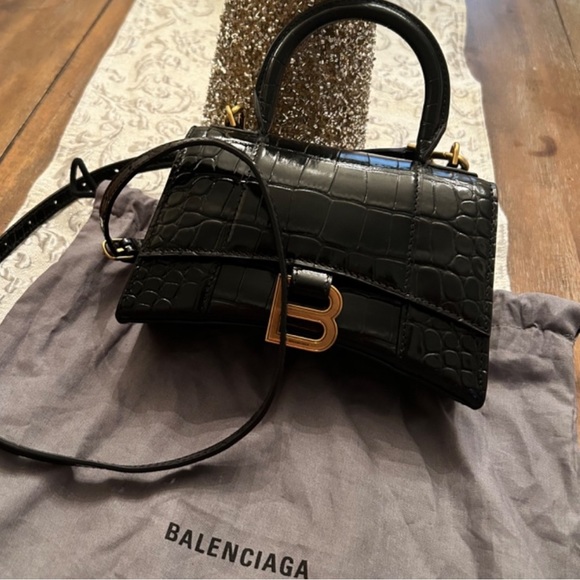 Balenciaga Black XS Hourglass Bag - LIKE NEW - Picture 3 of 8